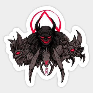 Master Of The Beasts Sticker